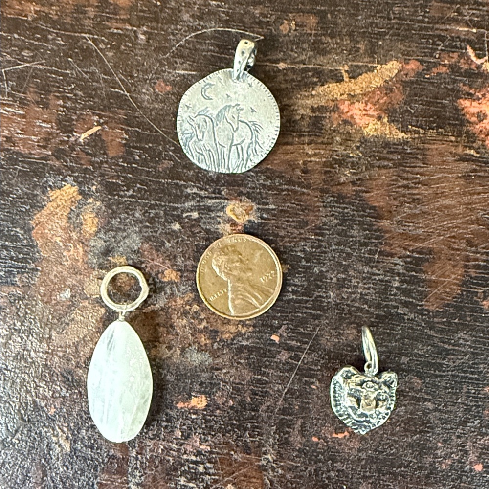 Jes MaHarry Sterling Silver 3 piece charm set. New with tags.